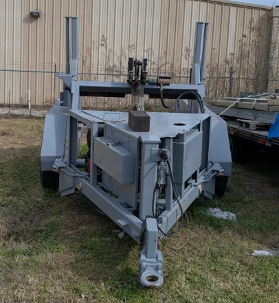 Spooling trailer