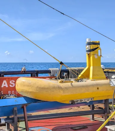 Towed survey buoy