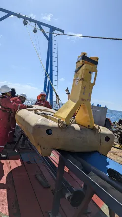 Towed survey buoy